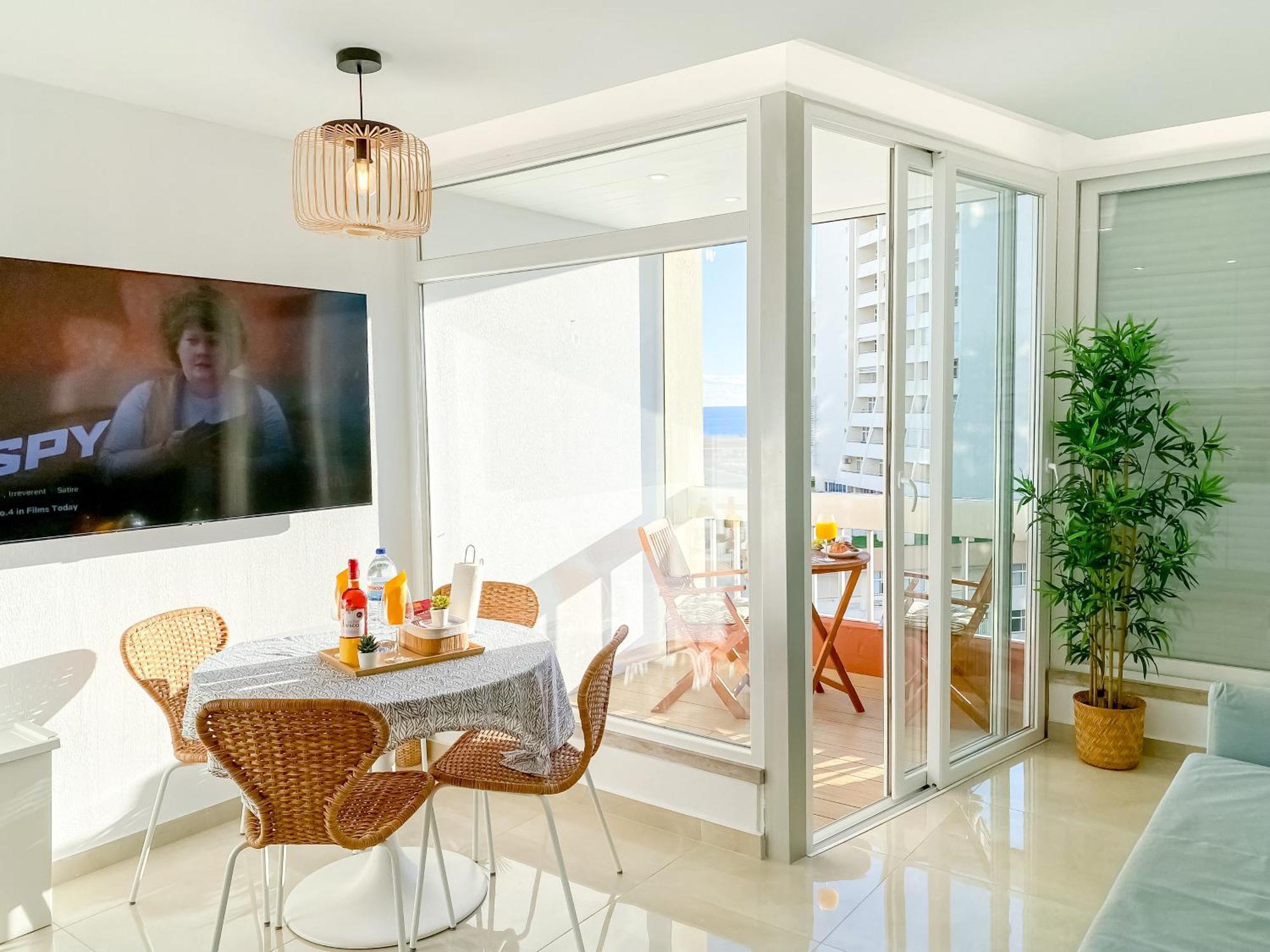 Appartement Luxury 2 Min With Balcony, Ocean View, Wifi, Ac, Smarttv Portimão